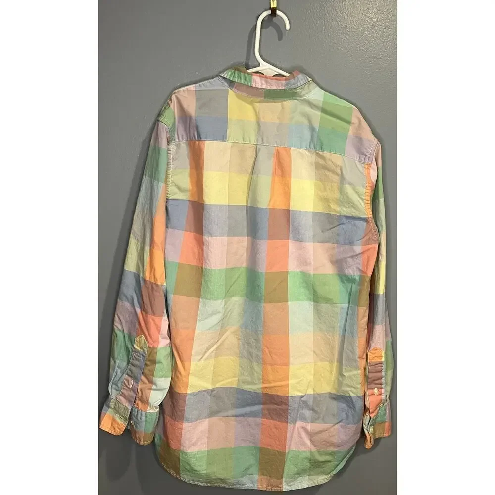 EUC Gap Kids Plaid Button Down - Boy's Size XL